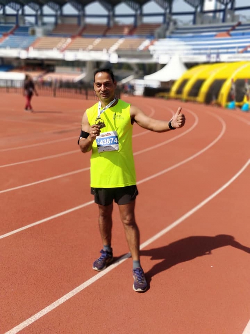  Bangalore full marathon (42km)